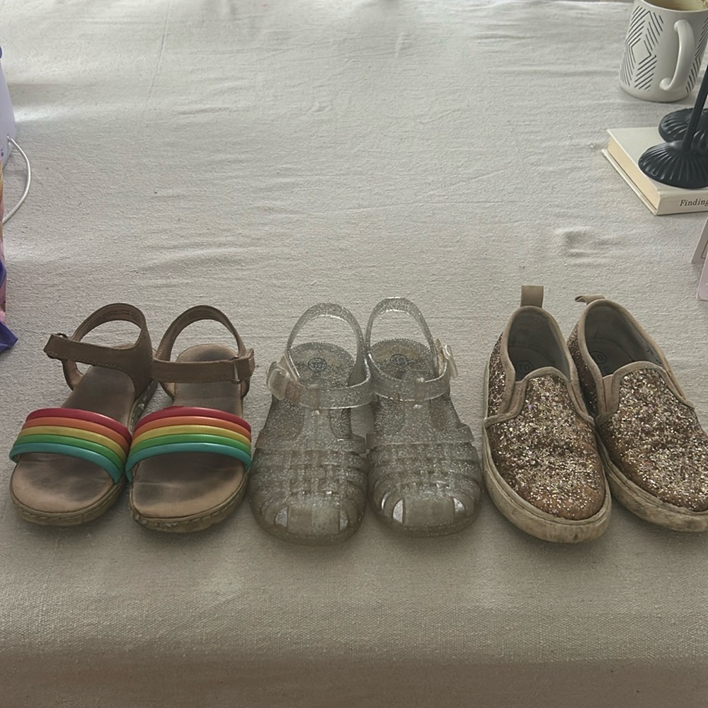 3 pairs of Cat & Jack shoes!